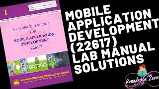 MAD(22617) Solved Manual️ #knowledgezone #Diploma #Manual #solutions #MSBTE