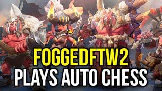 CHALLENGER TFT PLAYER PLAYS EPIC GAMES AUTO CHESS! (BEST AUTO CHESS GAME) - Foggedftw2