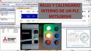 Reloj y calendario interno en PLC Mitsubishi (Real Time Clock)