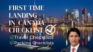 First Time Landing in Canada with a PR Visa | landing in Canada as a permanent resident | Checklists