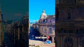 ITALY: De Ferrari Square #italy #ferrari #shorts #trending #trend #travel #youtube #music #love #4k