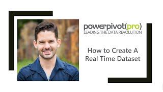 How to Create A Real Time Dataset