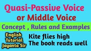 Quasi Passive in Bangla l Voice Change l Middle Voice