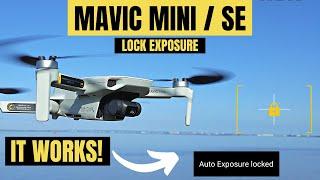 SECRET DJI Fly APP Feature to LOCK Exposure | DJI Mavic Mini / Mini SE