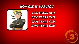 NARUTO SHIPPUDEN QUIZ CHALLENGE ll GUESS THE REAL AGE OF NARUTO SHIPPUDEN CHARACTERS