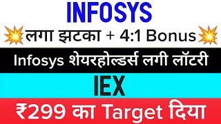 infosys share news  4:1 Bonus  iex share latest news • infosys share latest news today • iex