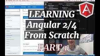 LEARNING Angular 2/4 From Scratch | PART 1 | Tour of Heroes