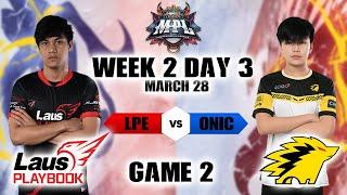 ONIC VS LPE [ GAME 2 ] | MPL-PH S7 | WEEK 2 DAY 3