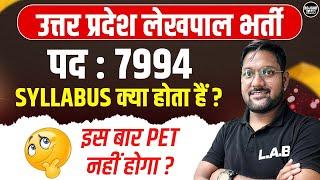 UP Lekhpal Syllabus 2025 | UP Lekhpal New Vacancy 2025 | UPSSSC Lekhpal Bharti 2025