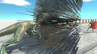 GOD Spear Throw vs ALL TITANS Animal Revolt Battle Simulator