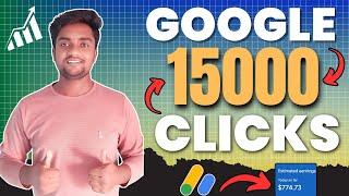  Daily 15,000+ Organic Clicks From Google * Free Website Traffic * Organic Traffic Increase *