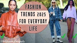 WHAT WILL BE IN FASHION THIS FALL TRENDS 2025