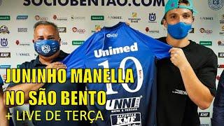 [Live] O que achei da contratação de Juninho Manella pelo São Bento