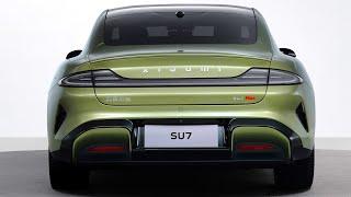 New 2024 Xiaomi SU7 - First Electric Sedan From Chinese Tech Giant