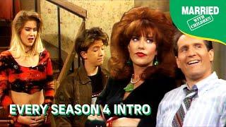 All Of Season 4's Openings | Married With Children