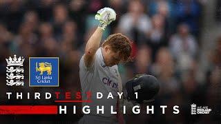 Pope 103* Leads England Charge! | Highlights - England v Sri Lanka Day 1 | Rothesay Test 2024