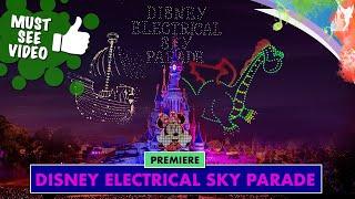  Disney ELECTRICAL SKY PARADE drone show at Disneyland Paris 2024