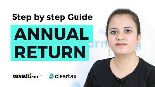 Annual Return Filing - Step by Step Guide by Shaifaly Girdharwal | GSTR9 | ConsultEase with ClearTax