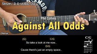 Against All Odds - Phil Collins | EASY Guitar Tutorial with Chords - Guitar Lessons