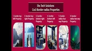 border radius properties | Css3 tutorial for beginners - 04 | Css3 border radius property