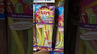 Haribo stixx variety in candy shop #trendingviralshorts #trendingshorts #trending #gummybear