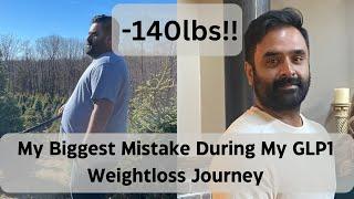 The biggest MISTAKE I made while losing over 140lbs on Mounjaro