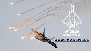 F-22 Raptor Demo - 2024 Farewell