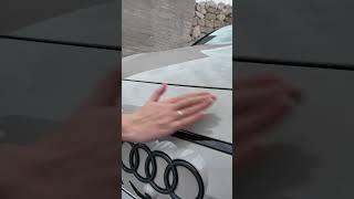 Unexpected way to open the new Audi A6 e-tron Frunk ! #shorts