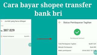 Cara bayar shopee lewat atm bri | bri mobile