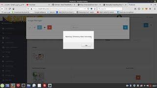 Solving Opencart problem image manager  Warning! Directory Does not Exist. مشكلة الصور-اوبن كارت