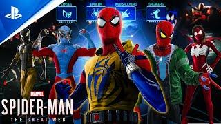 Spider-Man: The Great Web - Character Customization Gameplay | Spider-Verse Concept (Mods)