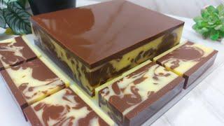 KREASI PUDING YANG CANTIK DAN SEDERHANA  || PUDING LAPIS COKLAT VANILLA SUSU, MUDAH ENAK