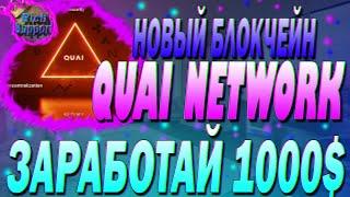 ТЕСТНЕТ УСПЕЙ ЗАРАБОТАТЬ ДО 1000$ | QUAI NETWORK НОВЫЙ БЛОКЧЕЙН | АМБАССАДОРСКАЯ  ПРОГРАММА TESTNET