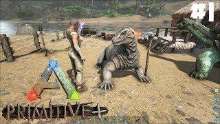 Ark Primitive + FR - Démarrage et découverte #1