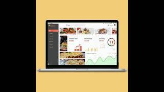 Food ordering admin Dashboard UI design