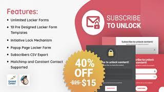 Subscribe to Unlock Opt In Content Locker WordPress Plugin | Codecanyon Scripts and Snippets