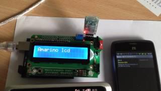 Display SMS on LCD- Amarino Evaluation shield- buildcircuit.com