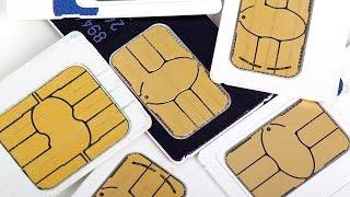 How to make a micro sim card at home.