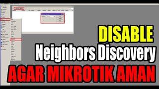 Mengamankan Mikrotik   Neighbors Discovery