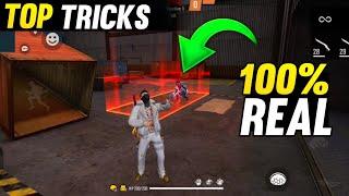LONE WOLF MODE TRICK | OVERCONFIDENCE X 100 | TOP 5 NEW TRICKS - GARENA FREE FIRE