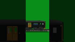 Train Green Screen Video Chromakey