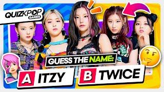 GUESS THE NAME OF THE KPOP GROUP (MULTIPLE CHOICE QUIZ)  | QUIZ KPOP GAMES 2022 | KPOP QUIZ TRIVIA
