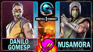 MK1 Danilogomesp (SCORPION) VS MJSamora (REPTILE)Mortal Kombat 14K 60ᶠᵖˢ