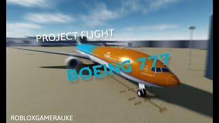 Reviewing the Boeing 777 in Project Flight | Roblox | #150subs