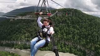 SkyPark Sochi, мой третий полёт на zipline. Без цензуры