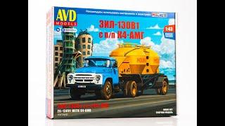 Сборная модель Зил 130 В 1 с п/п К4 АМГ AVD models