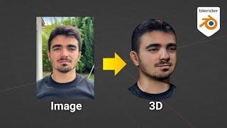 Modéliser un visage en 3D sur Blender à partir d'une photo !