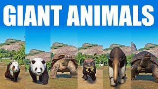 Giant Animals Speed Races in Planet Zoo included Giant Flying Squirrel, Anteater, Panda, Otter