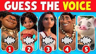  Guess the Moana 2 Characters by Their Voice  | Moana 2 Quiz Challenge