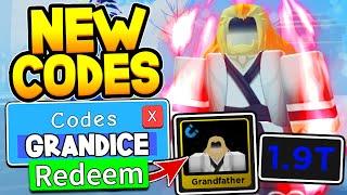 FREE MYTHICAL GRANDFATHER UPDATE 20 CODES IN ANIME FIGHTERS SIMULATOR! Roblox